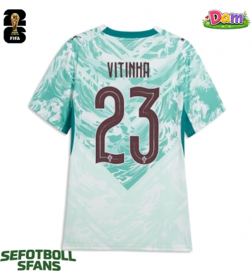 Portugal Vitinha #23 Bortatröja Kvinnor VM 2026 Kortärmad